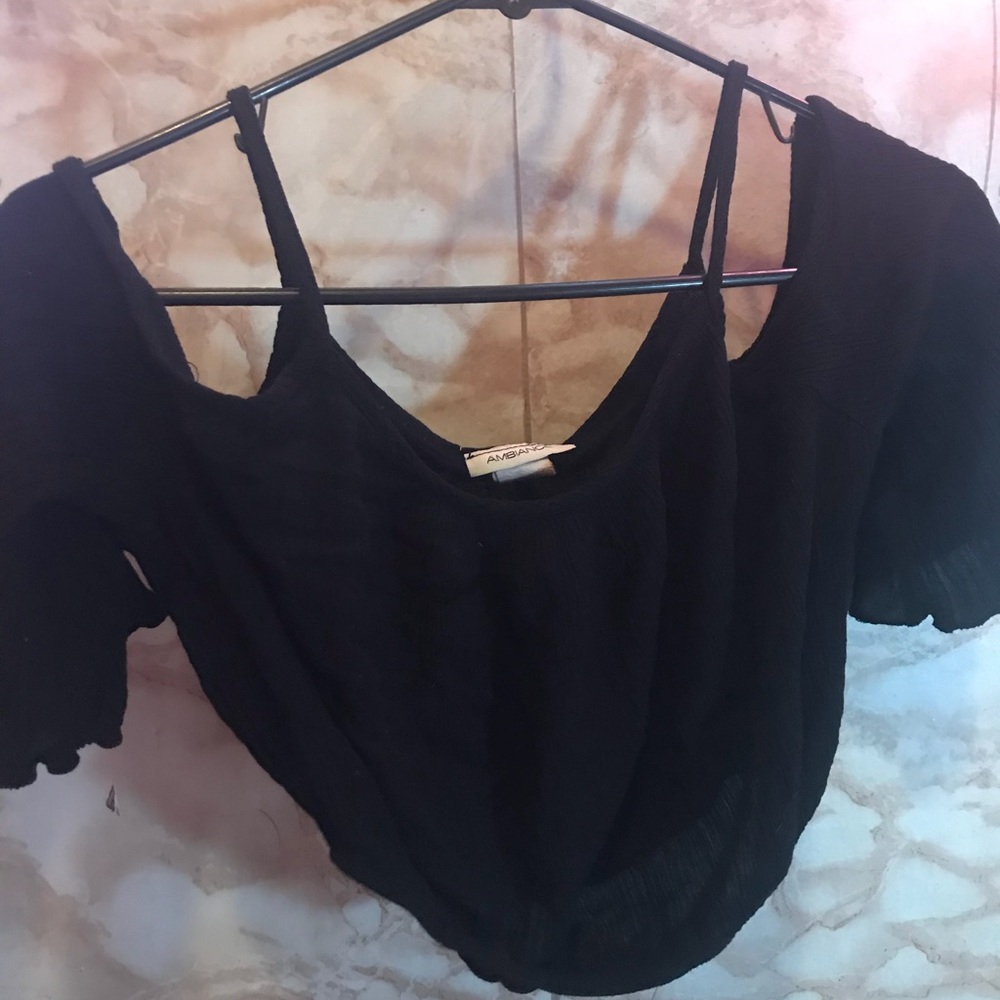 Off the shoulder crop top